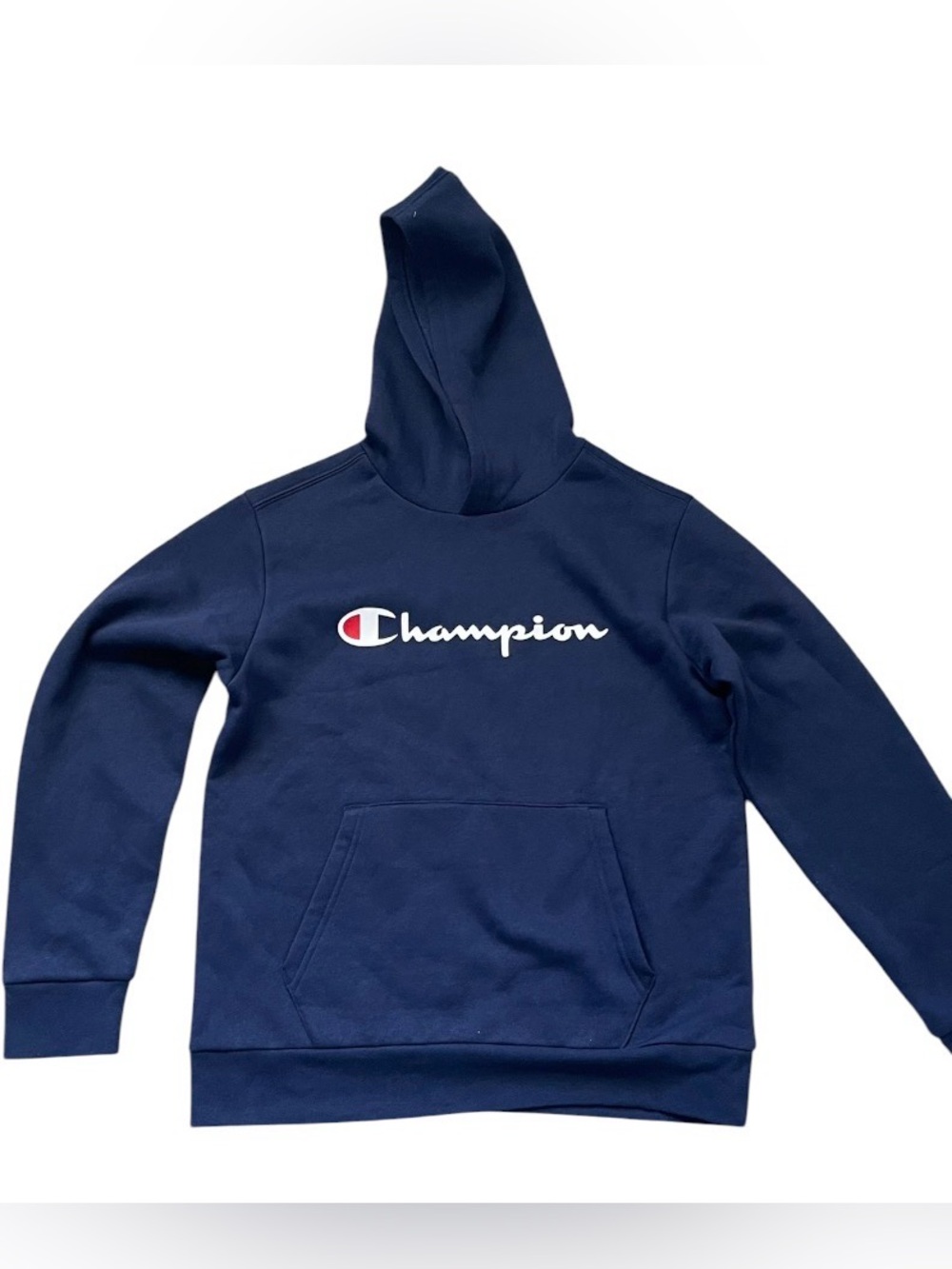 Champion Boy's Size Medium (10/12) Long Sleeve Classic Logo Hoodie, BB1007 NWT